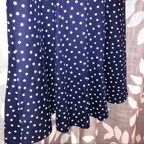 H&M Navy Polka Dot Dress - Picture 4 of 7